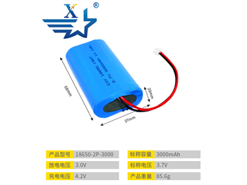 18650-2P-3000mAh